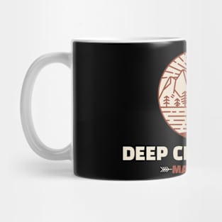 Retro Deep Creek Lake Mug